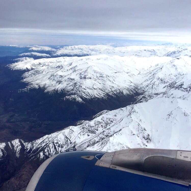 Chegada - Cordilheira dos Andes