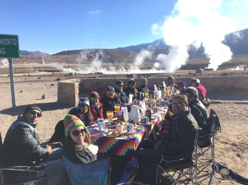 Geysers café da manhã